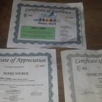 Certificates