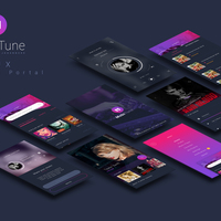 Mobitune Music Portal UI/UX Design