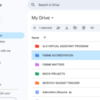 Google Drive Color-coded