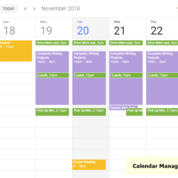 Calendar Management