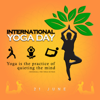 International Yoga day poster