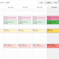 Calendar manage