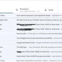 Handled customer emails 