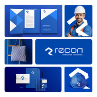 Logo and and Design for RECON Construction 