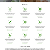 Pet website home