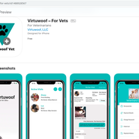 VirtuWoof Vet App (iOS)