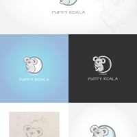 Puffy Koala Logo Design