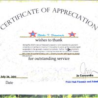 Award of appreciation