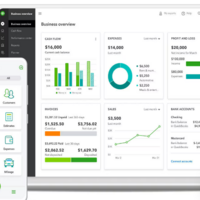 Able to set up chart of accounts using Quick books online