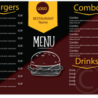 Flyer for BURGER SHOP