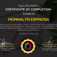 SMM Certificate