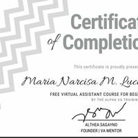 Virtual Assistant Certificate