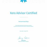 Xero Advisor Certificate