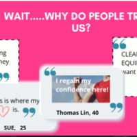 checking customer's feedback and posted online with designs