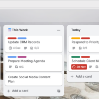 Organized Trello Workflow With Tasks, Label & Checklist