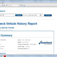 Job was to get some details from http://www.autocheck.com/