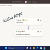 Gmail and Google Drive Automation
