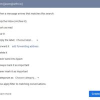 Applying Filters in GMail