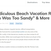 20 Most Ridiculous Beach Vacation Reviews
