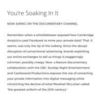 Web copy for Sunday Night Entertainment