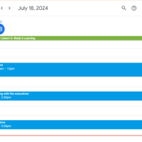 Calender management
