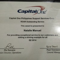 Top 5%, best in quality for 1 quarter