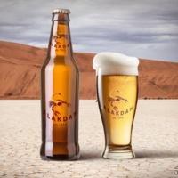Beer Bottle and Glass Design