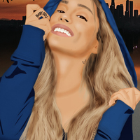 ariana grande vector art