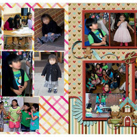Photobook Page 2 (Faces blurred for confidentiality)