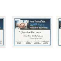 Order Support Awards