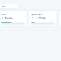 Website that tracks cryptocurrency prices