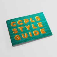 Public library system style guide (cover).