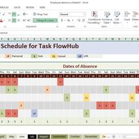 Attandence System in MS Excel