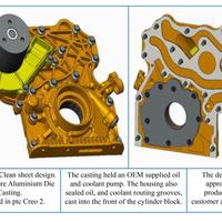 Die cast aluminium housing