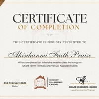 Virtual assistant certificate