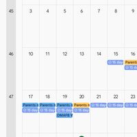 Calendar management 