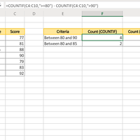 COUNTIF function