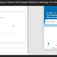 Creating Online Chat support Message on Intercom