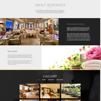 One page Bootstrap template for Hotels and Resorts