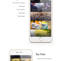 Dilmah Tea Radio App Ui Design