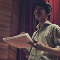 Jayden Yoon giving a speech.