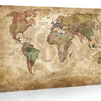 Designed Maps - Antique World Map