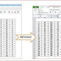 PDF to Excel