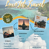 Blue Orange Travel Agency Promotion Instagram Post