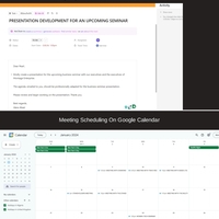 Meeting scheduling on Google Calendar