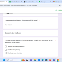 Google Form set up