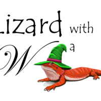 Lizard with a W