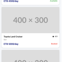 car-rental app build with flutter to rent cars