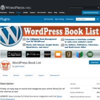 WPBookList - A WordPress Plugin