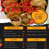 Backyard Restaurant menu 